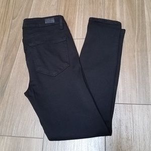 Paige Jeans Black Verdugo Crop